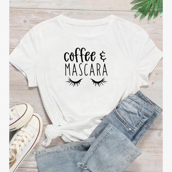 women's t-shirt coffee mascara print women tshirt cotton casual funny t shirt for lady girl tee hipster harajuku camisas mujer1, White
women's t-shirt coffee mascara print women tshirt cotton casual funny t shirt for lady girl tee hipster harajuku camisas mujer1, White