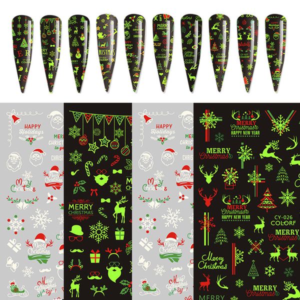 christmas nail stickers glow in the dark stickers for nails 3d snowflake deer luminous sliders nail decor polish decals, Black
christmas nail stickers glow in the dark stickers for nails 3d snowflake deer luminous sliders nail decor polish decals, Black