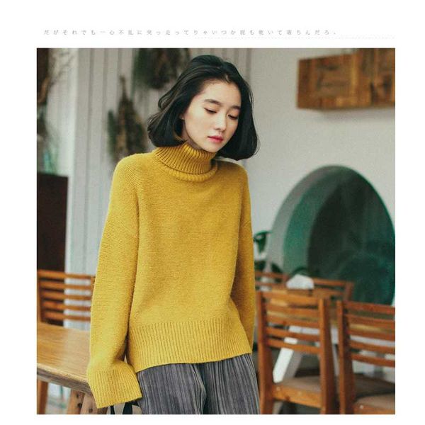 women's sweaters 2021 winter autumn warm women sweater long sleeve fashion female high neck pullovers soild kintted vintage loose casua, White;black
women's sweaters 2021 winter autumn warm women sweater long sleeve fashion female high neck pullovers soild kintted vintage loose casua, White;black