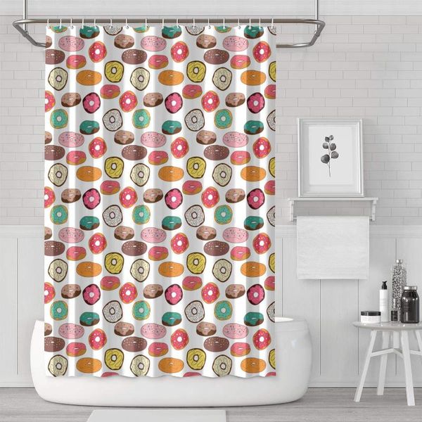 white pink donut birthday party wedding shower curtain bath curtain set polyester cloth printed pattern soft protective space
white pink donut birthday party wedding shower curtain bath curtain set polyester cloth printed pattern soft protective space