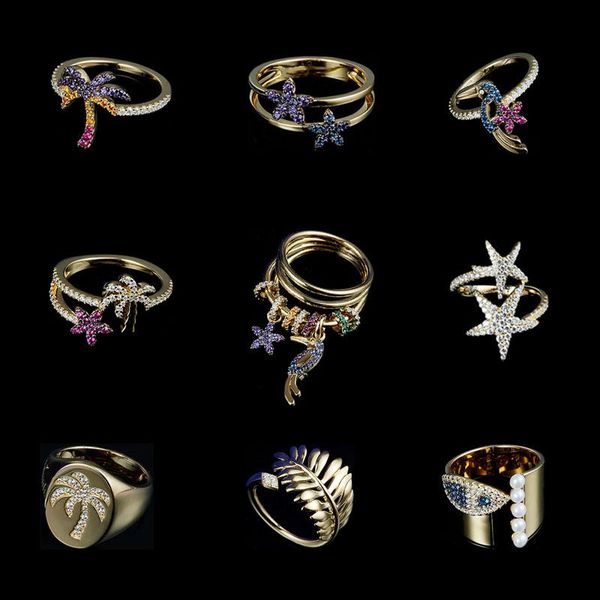 cluster rings fashion 18k gold plated pave fancy zircon tree bird star series silver ring fine finger knuckle circle for women, Golden;silver
cluster rings fashion 18k gold plated pave fancy zircon tree bird star series silver ring fine finger knuckle circle for women, Golden;silver