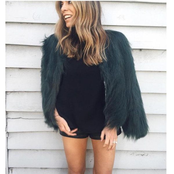 2017 winter coat women fur coat green fashion plus size slim faux fur jacket streetwear manteau fourrure femme fake coats1, Black
2017 winter coat women fur coat green fashion plus size slim faux fur jacket streetwear manteau fourrure femme fake coats1, Black