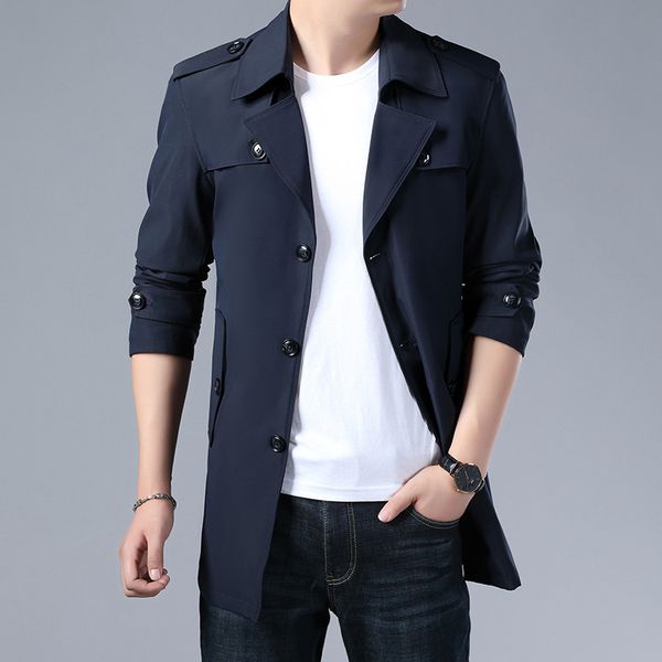 2021 new men long fashion men's male color coat spring jacket turn-down collar 1m6j, Tan;black
2021 new men long fashion men's male color coat spring jacket turn-down collar 1m6j, Tan;black