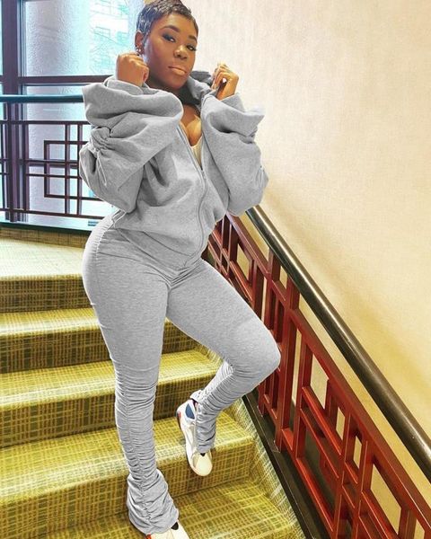 women's bubble sleeve backless hooded and pants sports two-piece set solid color fashion womens tracksuit, White;black
women's bubble sleeve backless hooded and pants sports two-piece set solid color fashion womens tracksuit, White;black
