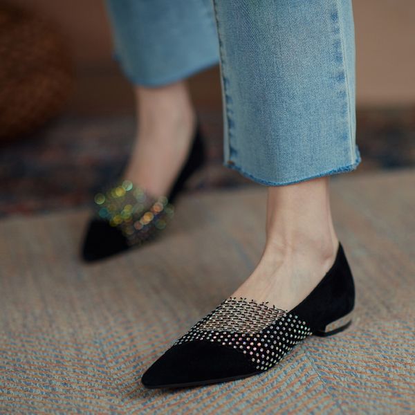 2020 spring new fashions female moccasins concise toe pointed heel woman dance party women shoes bombs zebs, Black
2020 spring new fashions female moccasins concise toe pointed heel woman dance party women shoes bombs zebs, Black