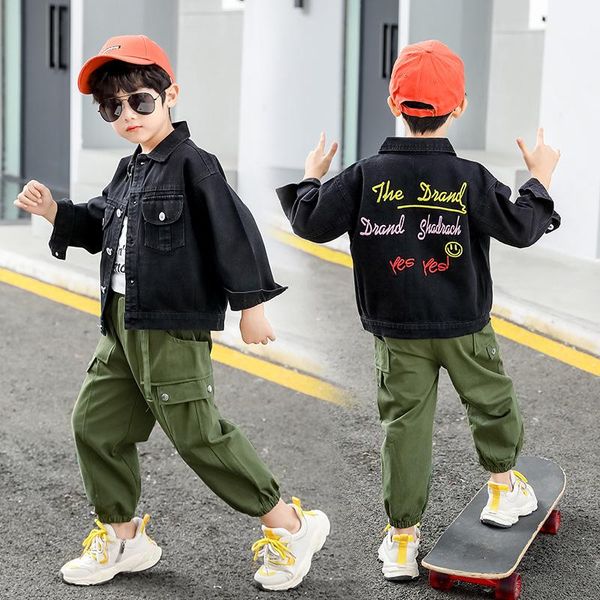 boys' denim jacket spring and autumn 2020 new style kid's jacket big boy fashion boy western style fashion men's lightweight, Blue;gray
boys' denim jacket spring and autumn 2020 new style kid's jacket big boy fashion boy western style fashion men's lightweight, Blue;gray
