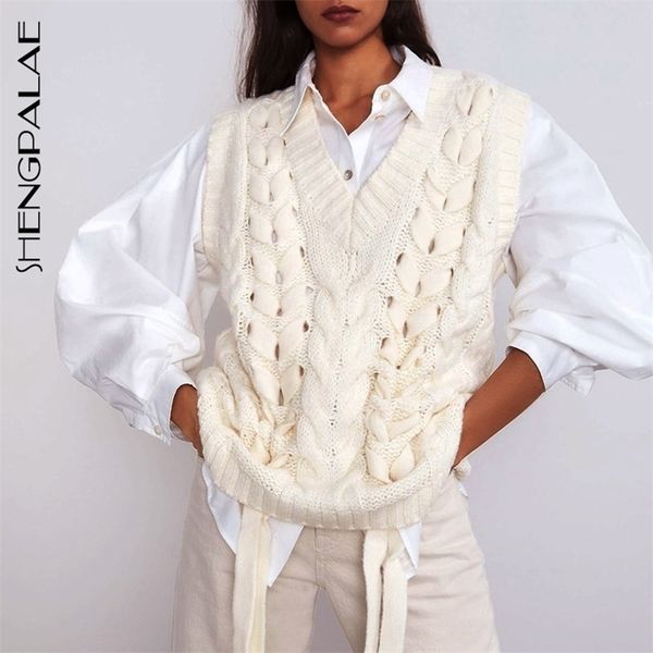 shengpalae new spring women knitted sweat-ers pullovers sleeveless loose casual ladies knit sweater vest female chic za3075 201031, Black;white
shengpalae new spring women knitted sweat-ers pullovers sleeveless loose casual ladies knit sweater vest female chic za3075 201031, Black;white