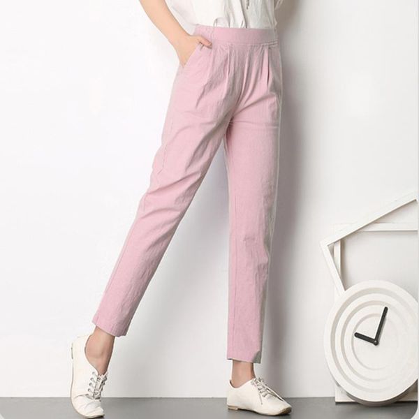 breathable womens casual trousers new summer autumn plus size thin linen pents female slim pants elastic pantalones mujer1, Black;white
breathable womens casual trousers new summer autumn plus size thin linen pents female slim pants elastic pantalones mujer1, Black;white