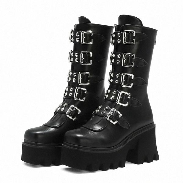 winter gothic punk womens platform boots black buckle strap zipper creeper wedges shoes mid calf military combat boots #ga6k
winter gothic punk womens platform boots black buckle strap zipper creeper wedges shoes mid calf military combat boots #ga6k