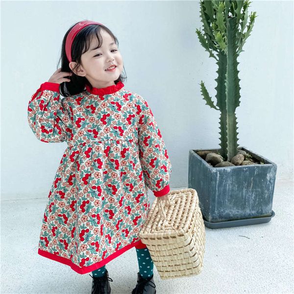 warm drs autumn winter 2020 girls' cotton thickened children's floral princs skirt, Red;yellow
warm drs autumn winter 2020 girls' cotton thickened children's floral princs skirt, Red;yellow