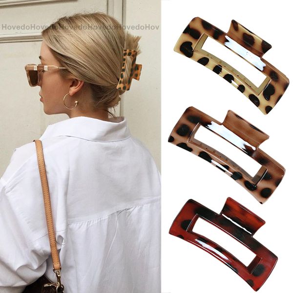 vintage plastic hair for women claw geometric crab clamps for girls leopard accessories, Black;brown
vintage plastic hair for women claw geometric crab clamps for girls leopard accessories, Black;brown