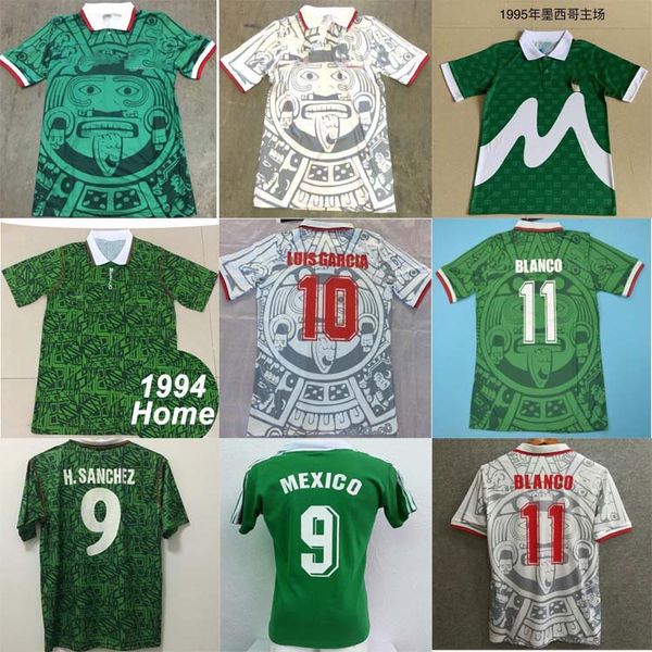 retro edition mexico soccer jersey 1998 world cup soccer shirt mexico home blue soccer shirt away white short sleeved football uniforms, Black;yellow
retro edition mexico soccer jersey 1998 world cup soccer shirt mexico home blue soccer shirt away white short sleeved football uniforms, Black;yellow
