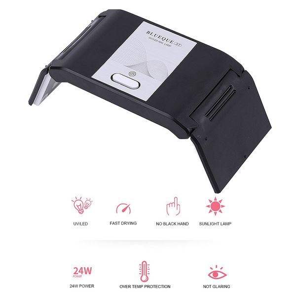24w uv l-e-d lamp nail dryer for manicure nails curing lamp smart polish light nail art tools w11464
24w uv l-e-d lamp nail dryer for manicure nails curing lamp smart polish light nail art tools w11464