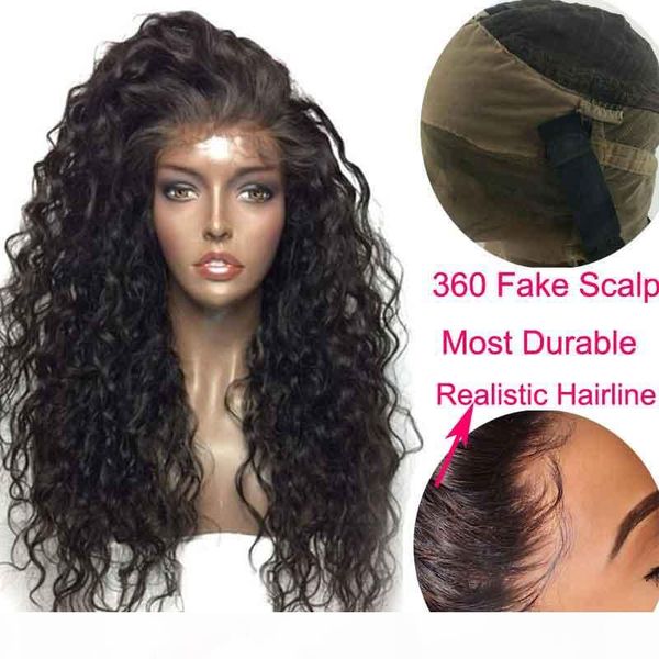 hd lace wig preplucked water wave wig bleached knots black fake scalp remy women 360 lace frontal transparent wig, Black;brown
hd lace wig preplucked water wave wig bleached knots black fake scalp remy women 360 lace frontal transparent wig, Black;brown