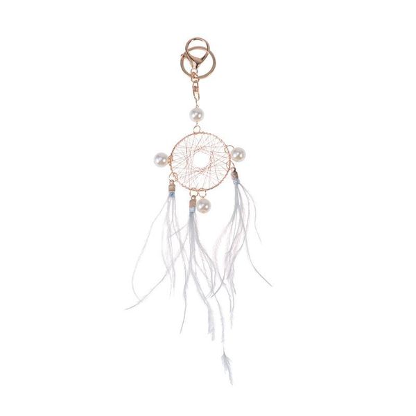 handcraft dreamcatcher keyring hanging pendant fashion pearl keychain women charming ring handbag wallet decorative accessories
handcraft dreamcatcher keyring hanging pendant fashion pearl keychain women charming ring handbag wallet decorative accessories