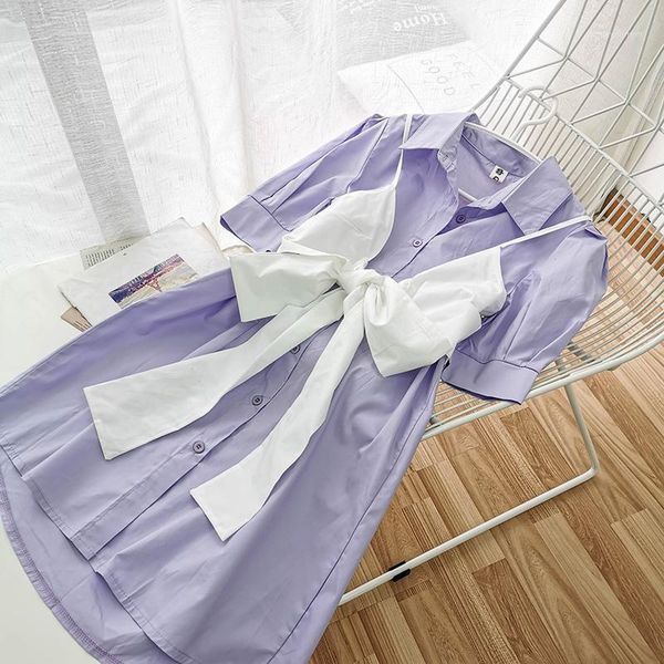 casual dresses bow shirt dress 2021 summer girlfriends short sleeve loose blouse leisure doll femme jfmhrx1, Black;gray
casual dresses bow shirt dress 2021 summer girlfriends short sleeve loose blouse leisure doll femme jfmhrx1, Black;gray