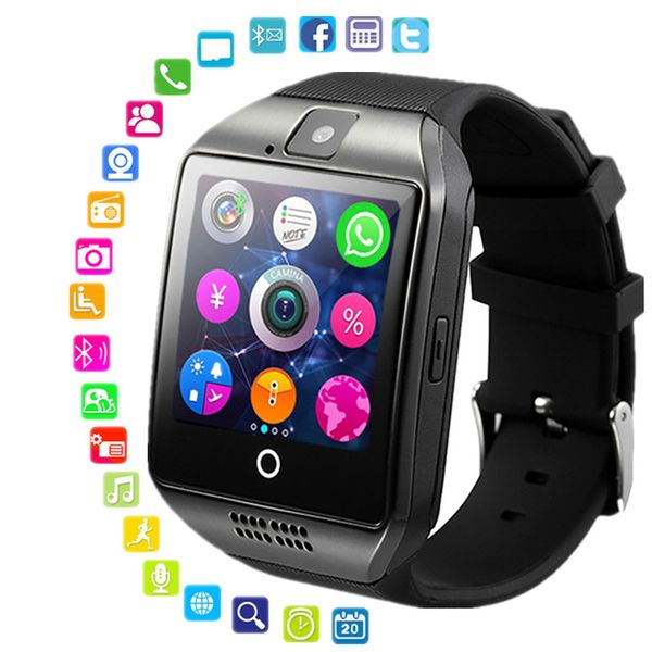 smart watch clock q18 smartwatch support sim tf card phone call push message camera bluetooth connectivity for android ios phone
smart watch clock q18 smartwatch support sim tf card phone call push message camera bluetooth connectivity for android ios phone