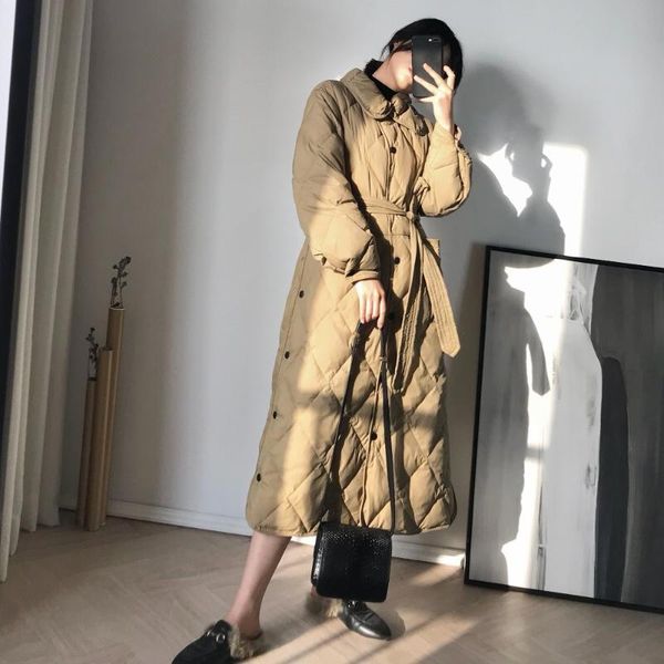women's down & parkas single breasted vintage trend cotton long coat belt korean slim basic jacket women winter overcoat thick outwears, Black
women's down & parkas single breasted vintage trend cotton long coat belt korean slim basic jacket women winter overcoat thick outwears, Black
