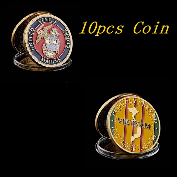 10pcs gold plated collection craft vietnam commemorative challenge coin art crafts
10pcs gold plated collection craft vietnam commemorative challenge coin art crafts