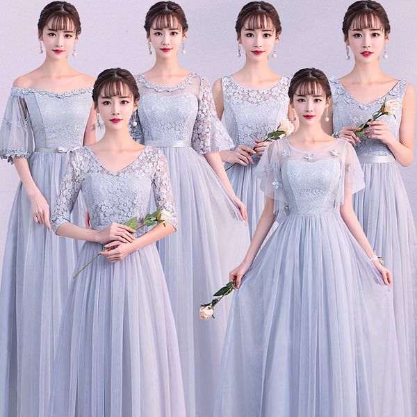 plus size women elegant dusty blue gray pink pale mauve lace guest wedding party junior long bridesmaid dresses vestidos 79, White;pink
plus size women elegant dusty blue gray pink pale mauve lace guest wedding party junior long bridesmaid dresses vestidos 79, White;pink