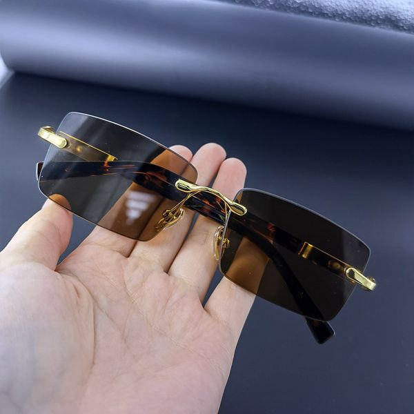 glasses frameless trimmed rectangular sun crystal glass sun business stone, White;black
glasses frameless trimmed rectangular sun crystal glass sun business stone, White;black