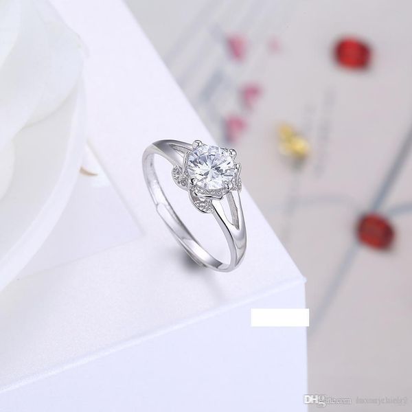 wedding ring fashion trend ring flower style, Slivery;golden