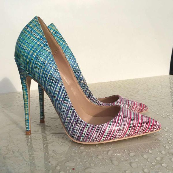 fashion- fee women pumps stiletto high heels summer party shoes pumps 12cm 10cm 8cm multi color stripe rivets, Black
fashion- fee women pumps stiletto high heels summer party shoes pumps 12cm 10cm 8cm multi color stripe rivets, Black