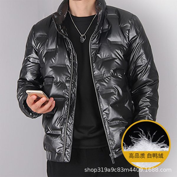 2020 new jacket short light casual bright white down trend men's winter coat, Black;brown
2020 new jacket short light casual bright white down trend men's winter coat, Black;brown