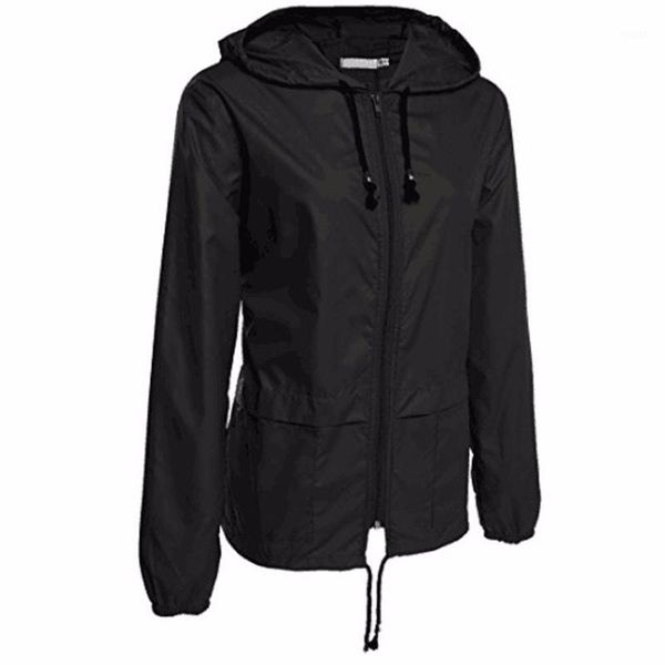 women's jackets for women casual solid lightweight rain jacket packable waterproof hooded raincoat fashion autumn winter coat1, Black;brown
women's jackets for women casual solid lightweight rain jacket packable waterproof hooded raincoat fashion autumn winter coat1, Black;brown