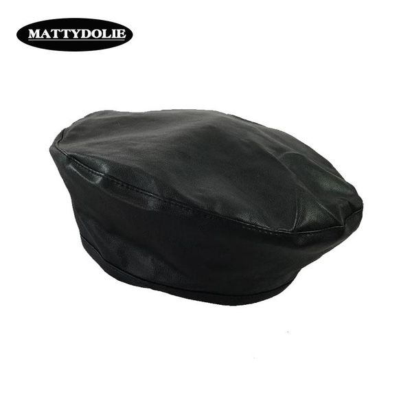 berets mattydolie beret cap solid color fashion women casual pu leather hat for autumn winter retro beanie caps girls, Blue;gray
berets mattydolie beret cap solid color fashion women casual pu leather hat for autumn winter retro beanie caps girls, Blue;gray