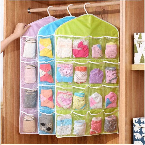 household clear hanging hanging pockets bag socks bra underwear rack hanger storage organizer wardrobe
household clear hanging hanging pockets bag socks bra underwear rack hanger storage organizer wardrobe