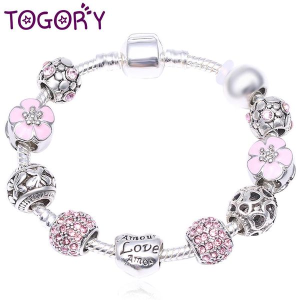 charm bracelets togory luxury silver plated crystal flower for women diy beads brand & bangles jewelry gift 2021, Golden;silver
charm bracelets togory luxury silver plated crystal flower for women diy beads brand & bangles jewelry gift 2021, Golden;silver