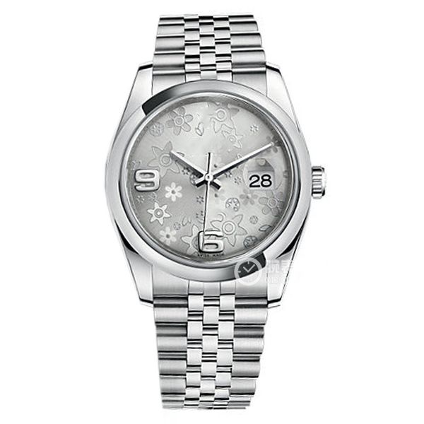 asian watch 2813 sports automatic mechanical ladies wristwatchs 36mm silver pattern dial fashion luxury digital watch 116200 folding buckle, Slivery;brown
asian watch 2813 sports automatic mechanical ladies wristwatchs 36mm silver pattern dial fashion luxury digital watch 116200 folding buckle, Slivery;brown