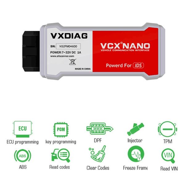 vxdiag vcx nano for ford obd2 car diagnostic tool for mazda ids v119 automotive scanner
vxdiag vcx nano for ford obd2 car diagnostic tool for mazda ids v119 automotive scanner