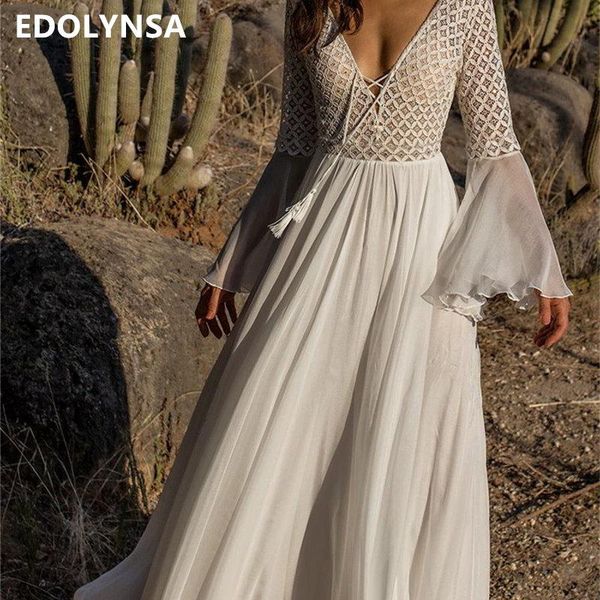 casual dresses lace up deep v neck summer 2021 beach tunic dress long sleeve hollow out patchwork white chiffon maxi plus size n589, Black;gray
casual dresses lace up deep v neck summer 2021 beach tunic dress long sleeve hollow out patchwork white chiffon maxi plus size n589, Black;gray