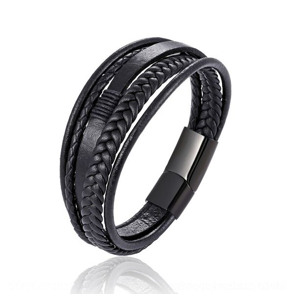 p7oyf new style rope hand fashion men's woven bracelet leather rope bracelet personalized woven leather 9q1xy, Golden;silver
p7oyf new style rope hand fashion men's woven bracelet leather rope bracelet personalized woven leather 9q1xy, Golden;silver