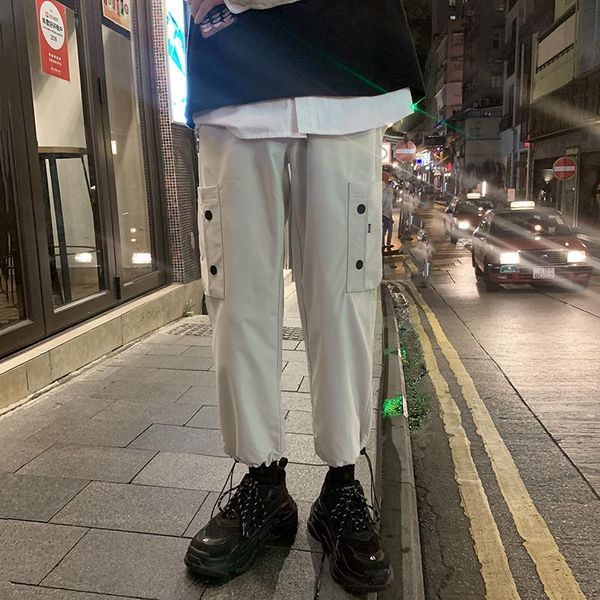 men's pants nice spring and autumn hong style personality youth handsome multi-pocket feet drawstring casual black / khaki m-2xl
men's pants nice spring and autumn hong style personality youth handsome multi-pocket feet drawstring casual black / khaki m-2xl