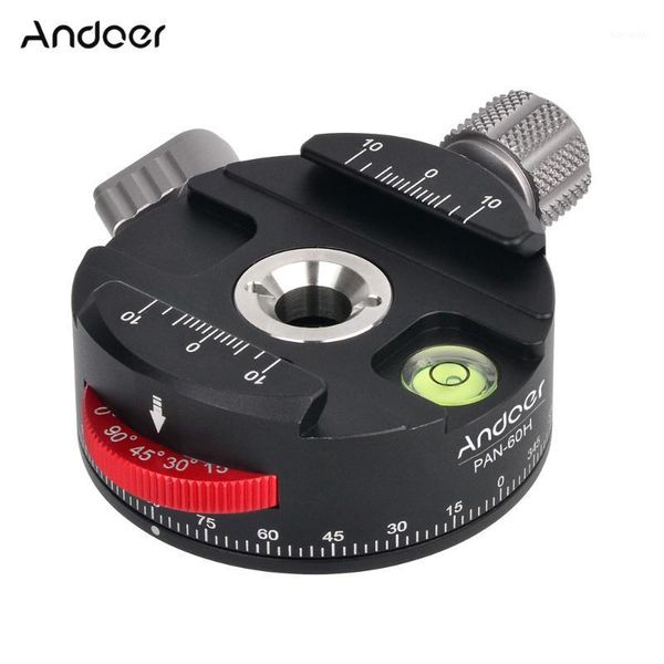andoer pan-60h aluminum alloy panoramic ball head tripod head with indexing rotator, as type clamp1
andoer pan-60h aluminum alloy panoramic ball head tripod head with indexing rotator, as type clamp1