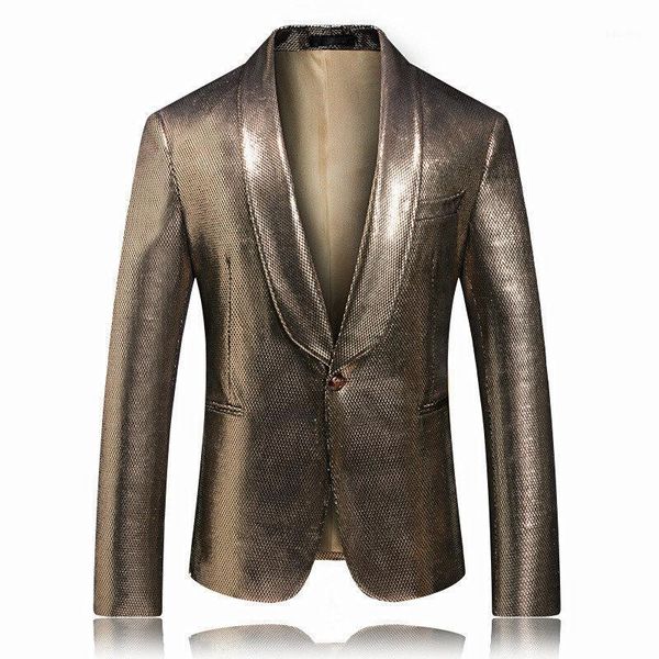 men's suit blazers men's glossy banquet ball official suit blazers fashion slim one-piece single button blazer1, White;black
men's suit blazers men's glossy banquet ball official suit blazers fashion slim one-piece single button blazer1, White;black