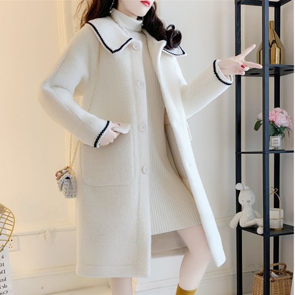 women's clothing 2021 autumn winter korean version fashion veet wool coats female loose casual new elegant woolen outerwear, Black
women's clothing 2021 autumn winter korean version fashion veet wool coats female loose casual new elegant woolen outerwear, Black