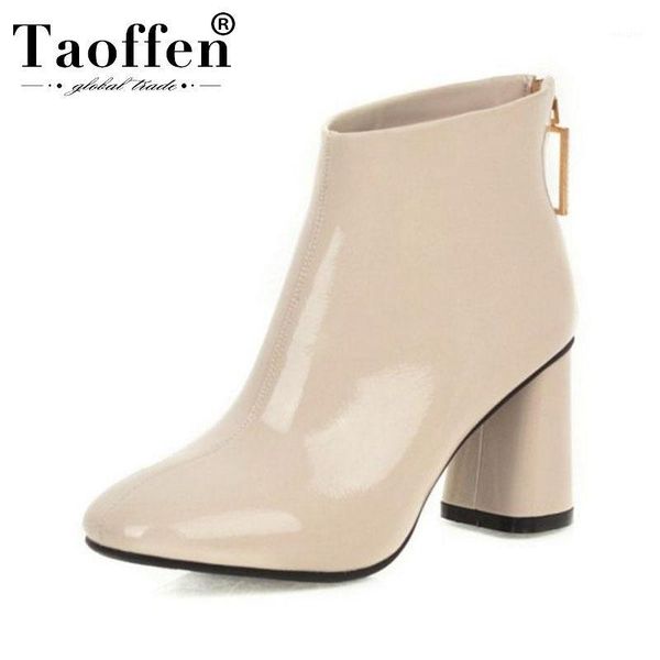 boots taoffen size 32-48 office ladies ankle heels shoes woman daily zipper short female botas1, Black
boots taoffen size 32-48 office ladies ankle heels shoes woman daily zipper short female botas1, Black