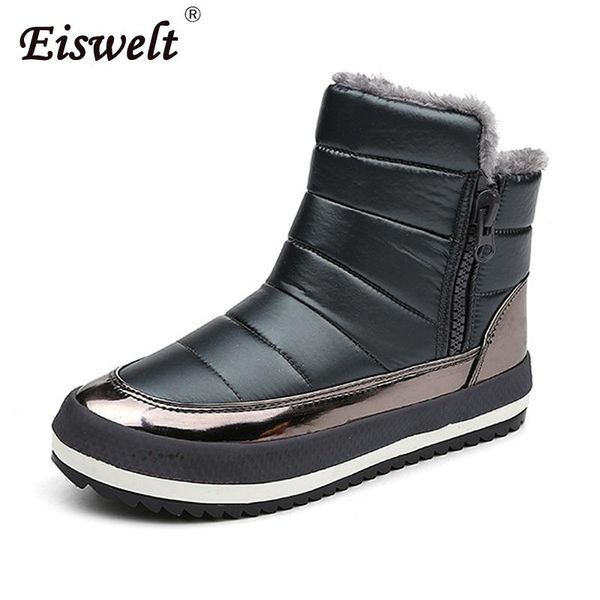 eiswelt women fashion solid boots female version of the snow boots side zipper thick ladies shoes women thick warm, Black
eiswelt women fashion solid boots female version of the snow boots side zipper thick ladies shoes women thick warm, Black