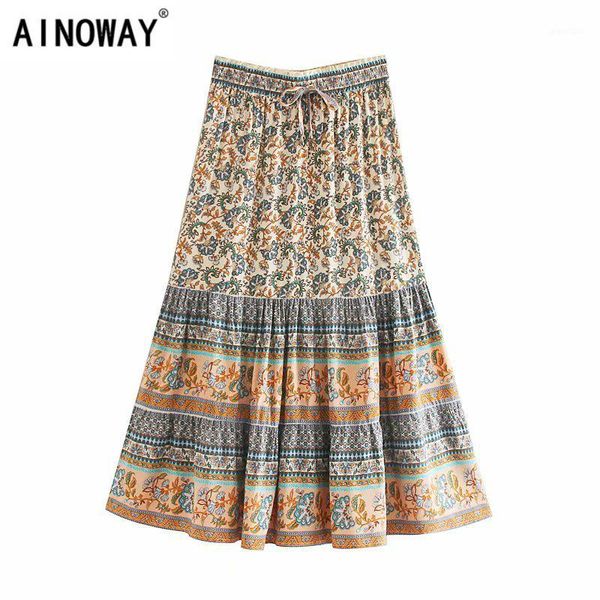 vintage chic hippie women floral peacock printed high elastic waist beach bohemian skirt ladies midi a-line boho skirt1, Black
vintage chic hippie women floral peacock printed high elastic waist beach bohemian skirt ladies midi a-line boho skirt1, Black