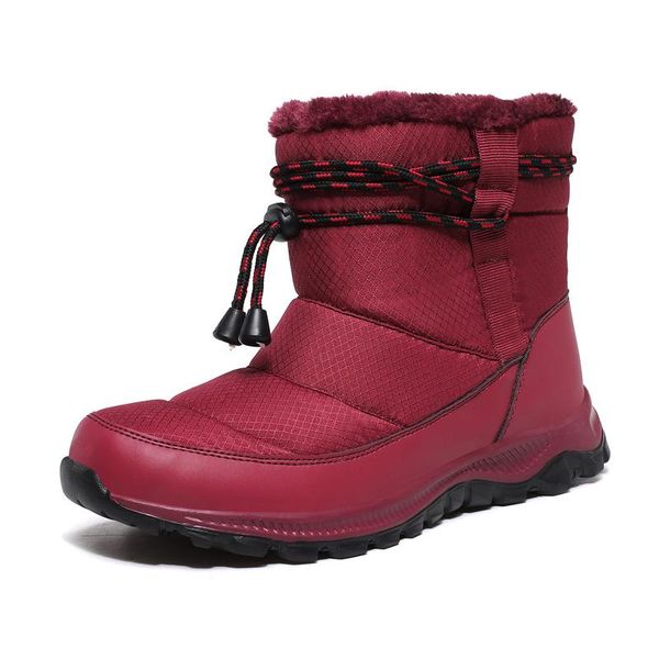 women snow boots 2020 winter outdoor warm platform waterproof ankle boots female plush cotton shoes woman plus size 36-42 botas, Black
women snow boots 2020 winter outdoor warm platform waterproof ankle boots female plush cotton shoes woman plus size 36-42 botas, Black