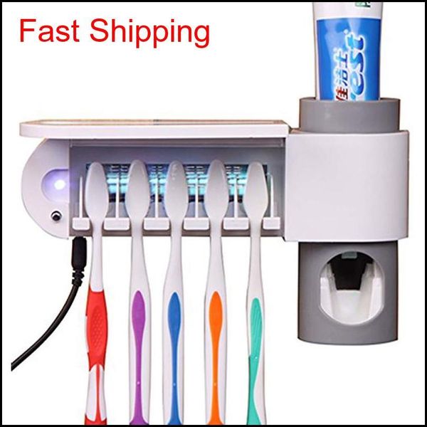 3 -in -1 toothpaste dispenser toothbrush holder and toothbrush sanitizer sterilizer set wall mount stand t qylrfa dh_seller2010
3 -in -1 toothpaste dispenser toothbrush holder and toothbrush sanitizer sterilizer set wall mount stand t qylrfa dh_seller2010