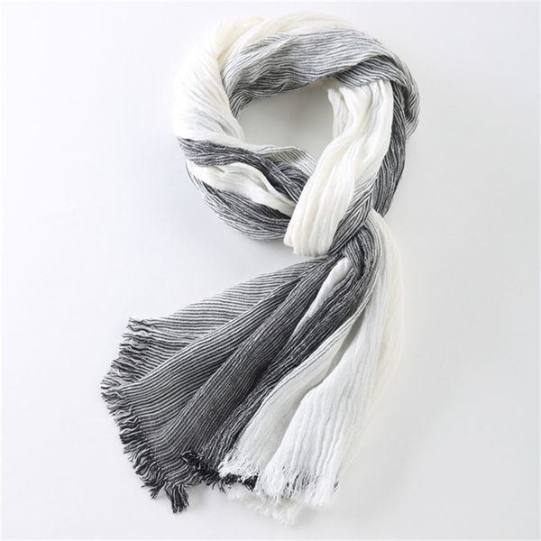 75*205cm wholesale brand winter scarf warm soft tassel bufandas cachecol gray plaid woven wrinkled cotton men scarves y201007, Blue;gray
75*205cm wholesale brand winter scarf warm soft tassel bufandas cachecol gray plaid woven wrinkled cotton men scarves y201007, Blue;gray