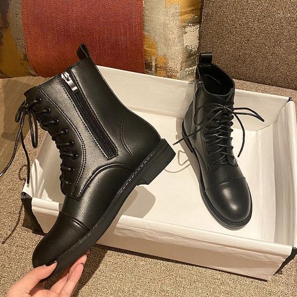 woman flat boots boots-women shoes round toe winter footwear low 2020 mid calf autumn rubber rock ladies cotton fabric1, Black
woman flat boots boots-women shoes round toe winter footwear low 2020 mid calf autumn rubber rock ladies cotton fabric1, Black