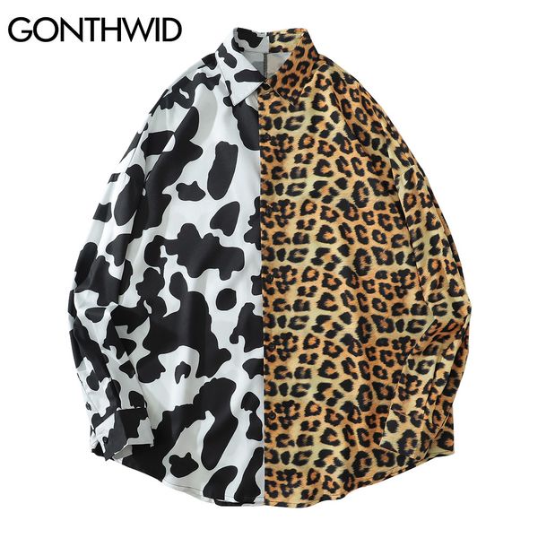 leopard cow spot two tone long sleeve hawaiian shirts beach party streetwear harajuku hip hop casual loose shirt kg-84, White;black
leopard cow spot two tone long sleeve hawaiian shirts beach party streetwear harajuku hip hop casual loose shirt kg-84, White;black