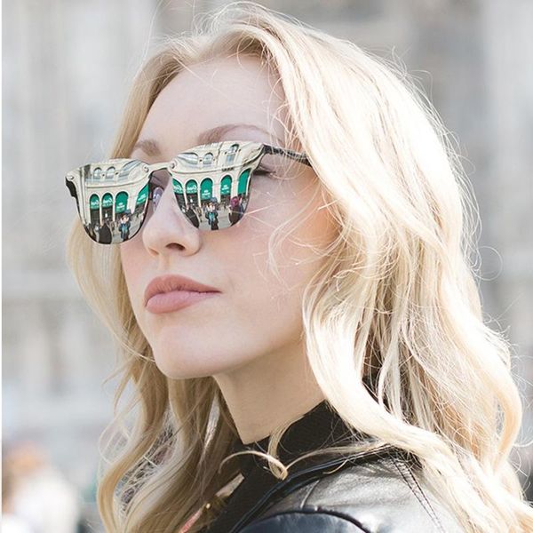 women men one piece mirrored 1.1mm polarized sunglasses female ladies male rimless shades driver driving sun glasses, White;black
women men one piece mirrored 1.1mm polarized sunglasses female ladies male rimless shades driver driving sun glasses, White;black