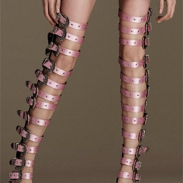 boots solid color rivet 3-piece set button knee fashion show high heel sandals heels luc4, Black
boots solid color rivet 3-piece set button knee fashion show high heel sandals heels luc4, Black